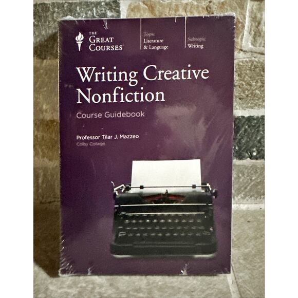 The Great Courses Writing Creative Nonfiction Course Guidebook and 4 DVD Set New - Picture 1 of 2